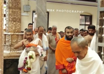 09.07.2019 ರಂದು ಸಾಯಂಕಾಲ 6 ಗಂಟೆಗೆ ಶ್ರೀಮತ್ ಸಂಯಮೀಂದ್ರ ತೀರ್ಥ ಸ್ವಾಮಿಜಿಯವರು ಶ್ರೀ ದೇವಳಕ್ಕೆ ಚಿತ್ತೈಸಲಿರುವರು